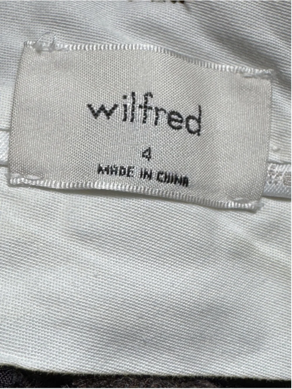 Aritzia Wilfred The Effortless Wool Blend Pant Heather Rich Cocoa size 4 - Picture 5 of 7